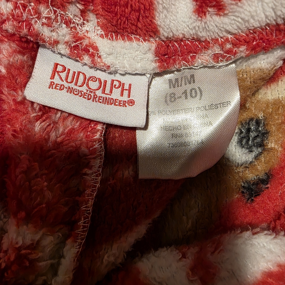 Rudolph Red-Nosed Reindeer Fleece Pajama Pants - Picture 5 of 5